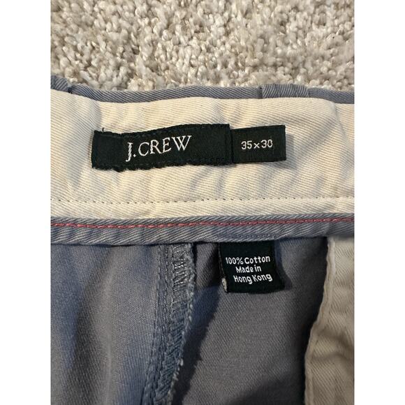 J.Crew Men’s Cotton Chino 35x30 Blue - Picture 3 of 10